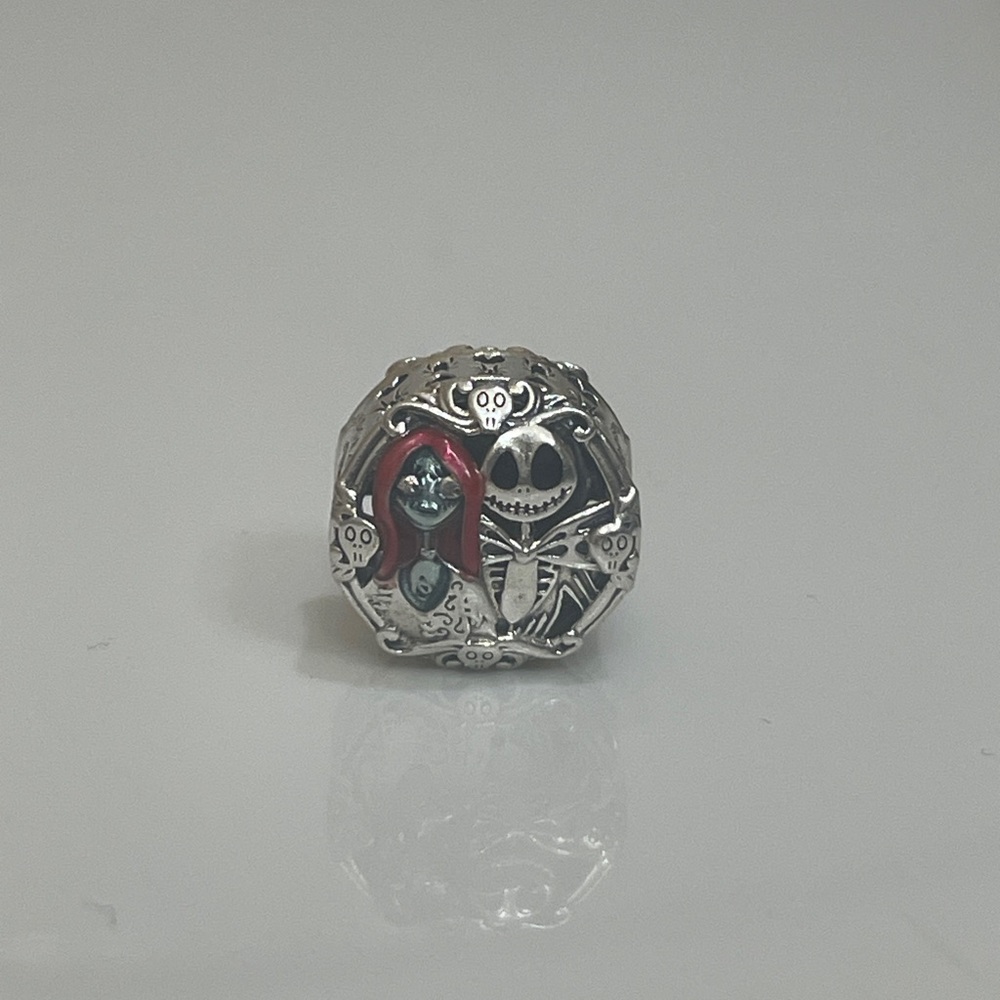 Pandora Disney The Nightmare Before Christmas charm with Jack and Sally